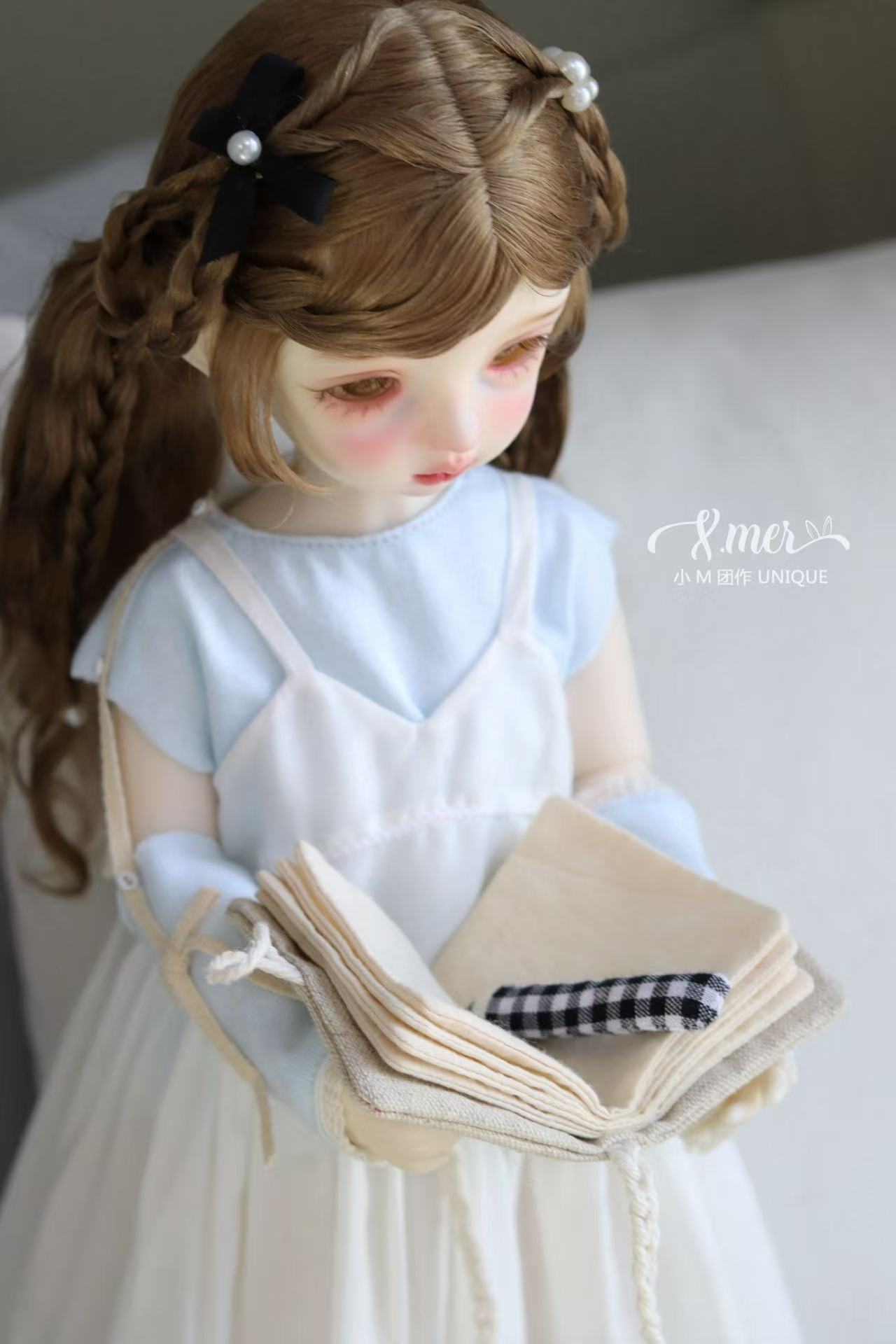 小Mer OB11 Doll Patterns - Minty Tea-no seam allowance included