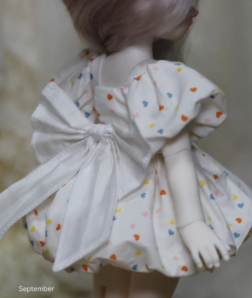 果果 1/6 BJD Doll Dress Pattern - Bubble Skirt - no seam allowance