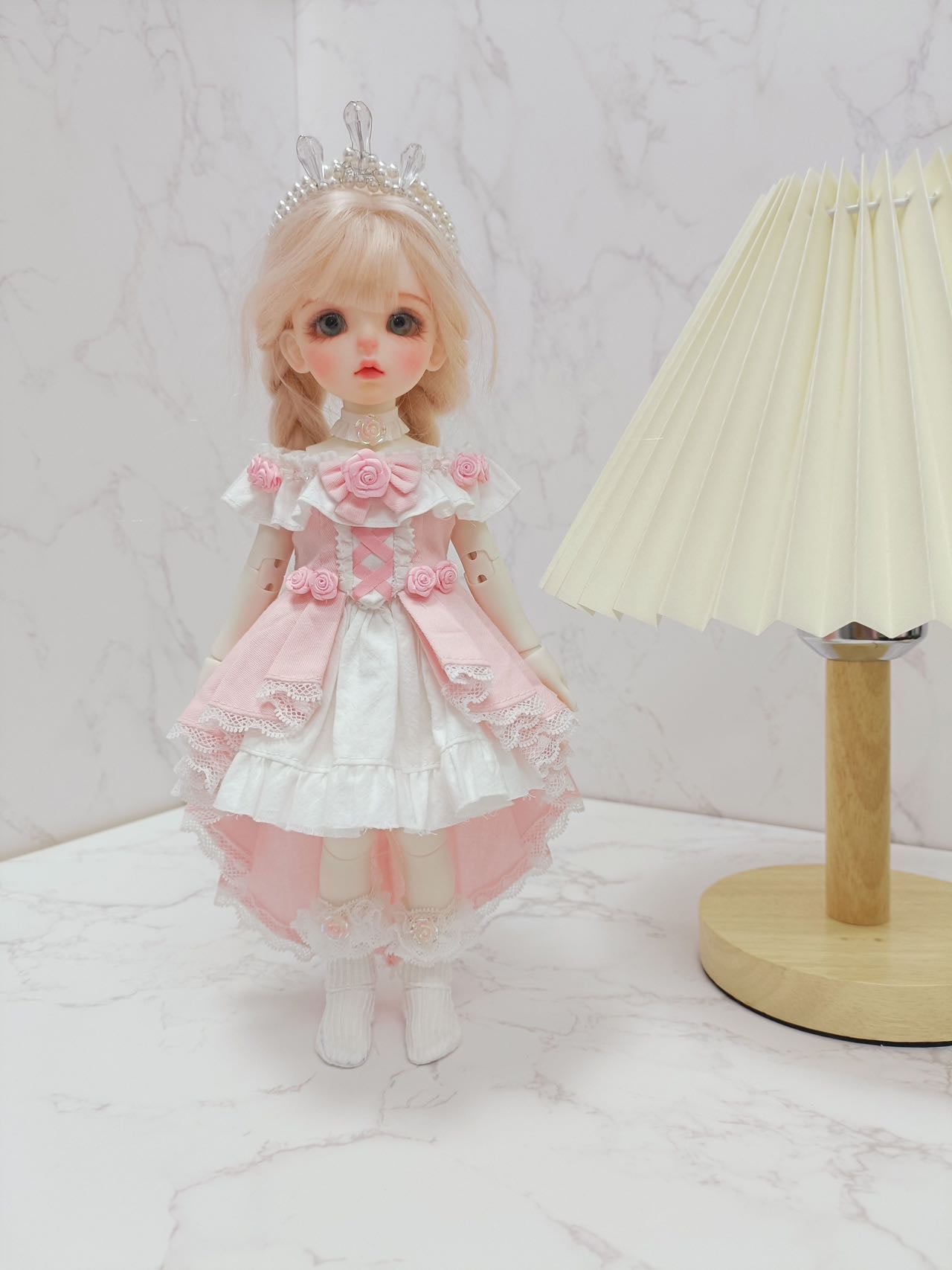 阿彩 1/4 BJD Doll Dress Pattern - Camellia-include 5mm seam allowance