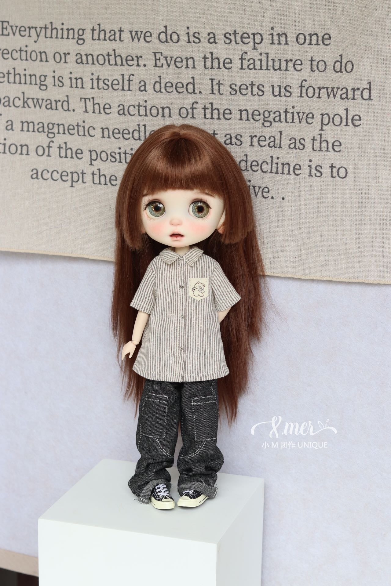 小Mer Blythe DOLL Patterns -paper airplane-no seam allowance included