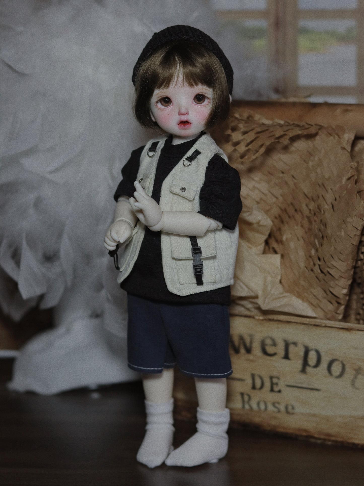 阿吉 BJD 1/6 YoSD BJD DOLL cloth Patterns- Camping boy -Digital Download