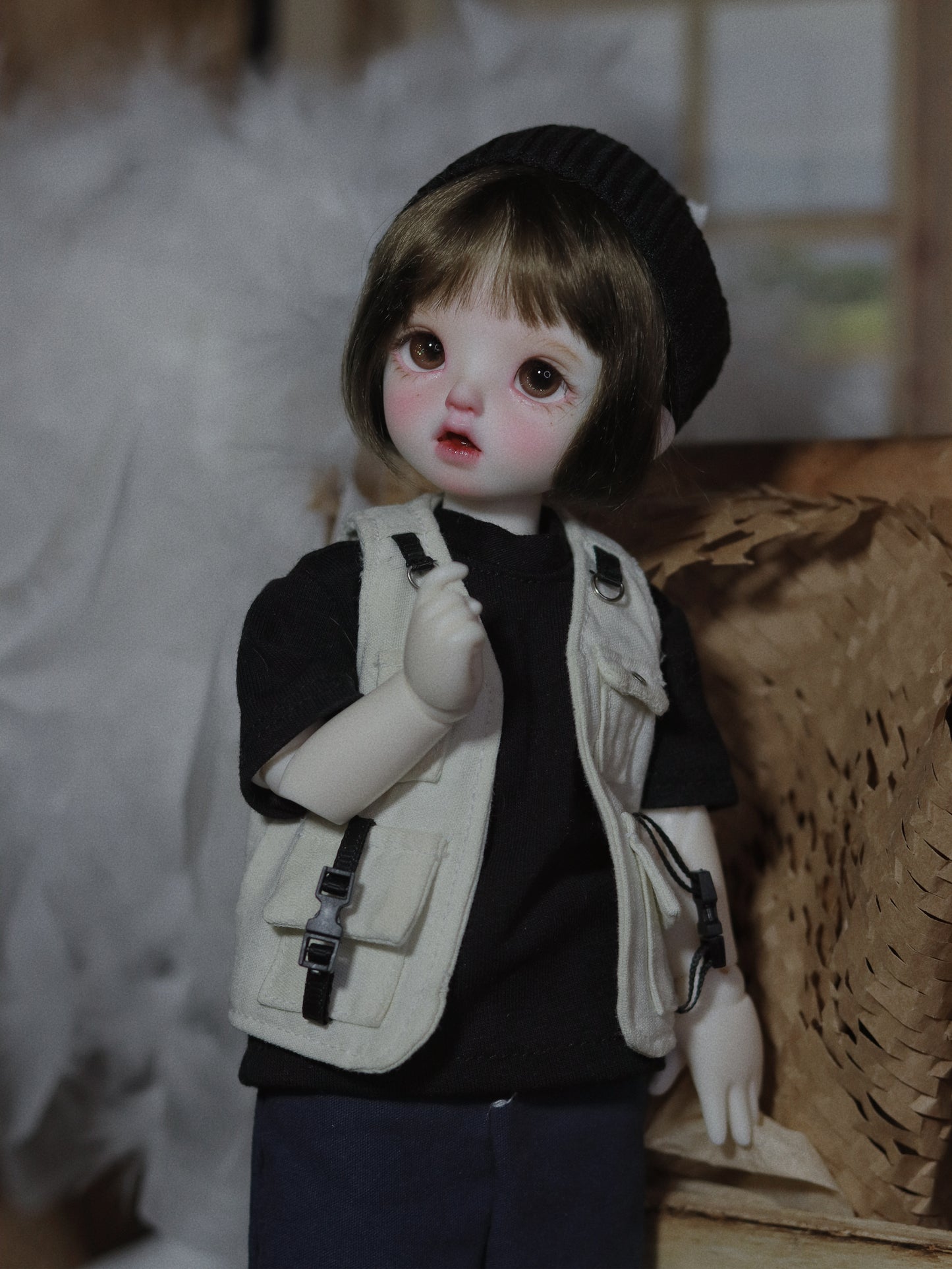 阿吉 BJD 1/6 YoSD BJD DOLL cloth Patterns- Camping boy -Digital Download