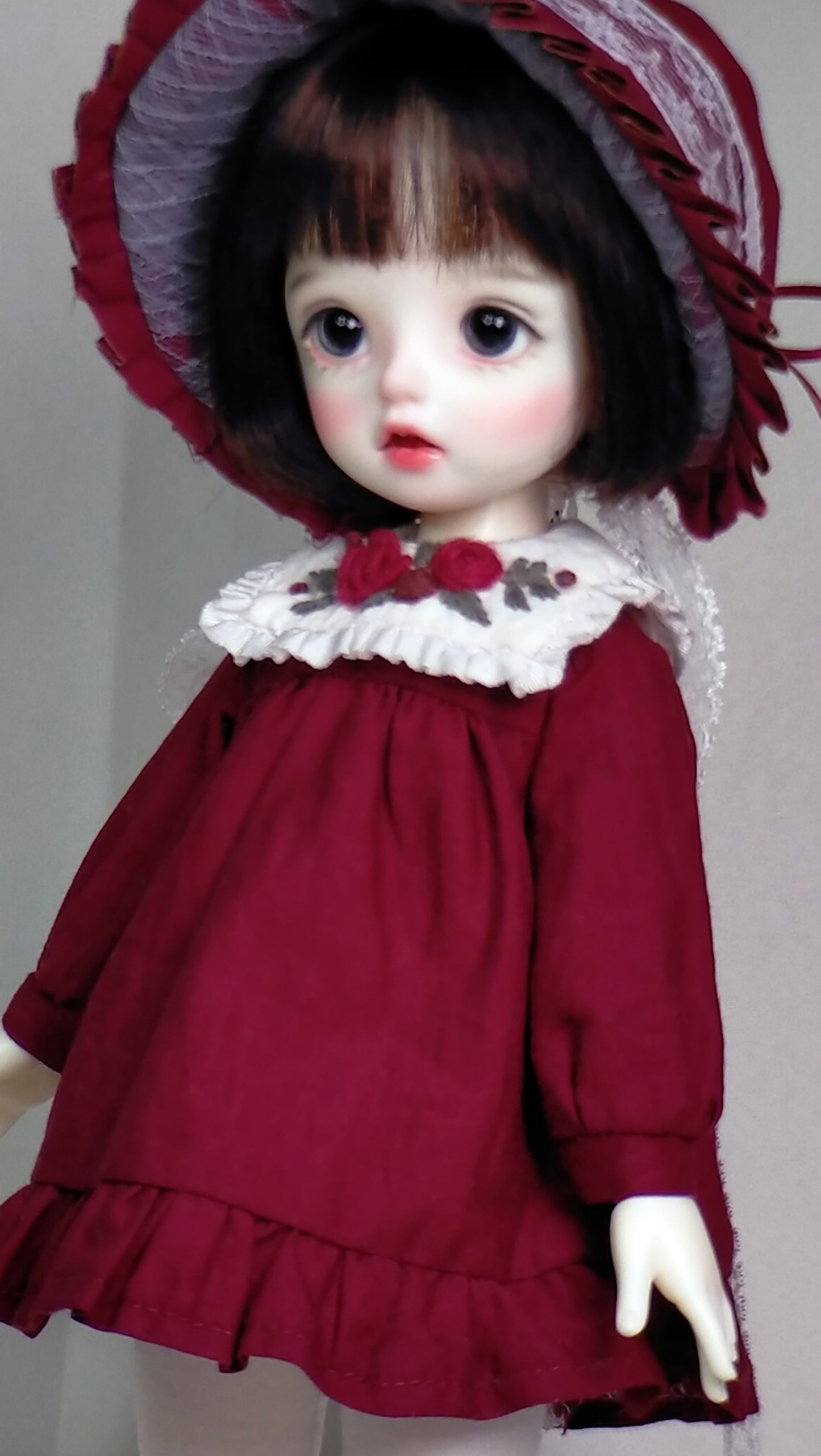 阿吉 BJD 1/6 YoSD BJD DOLL cloth Patterns- Rosey -Digital Download