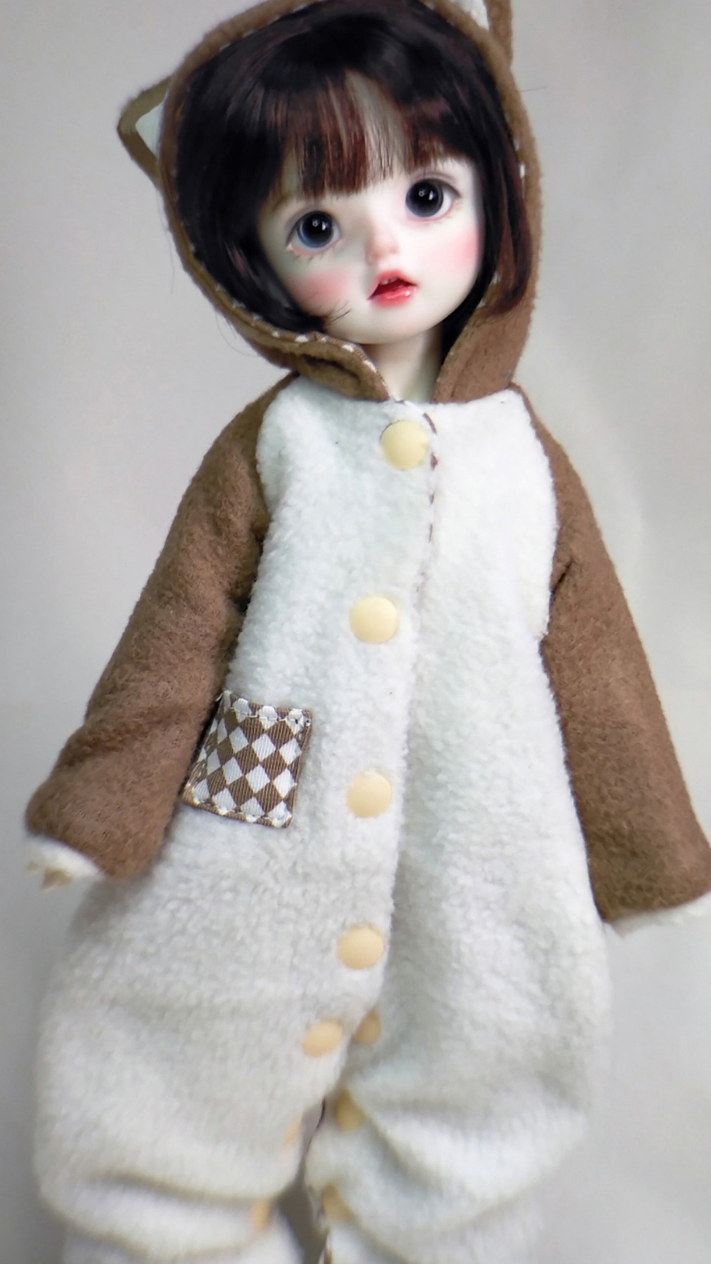 阿吉 BJD 1/6 YoSD BJD DOLL cloth Patterns- Kitty -Digital Download
