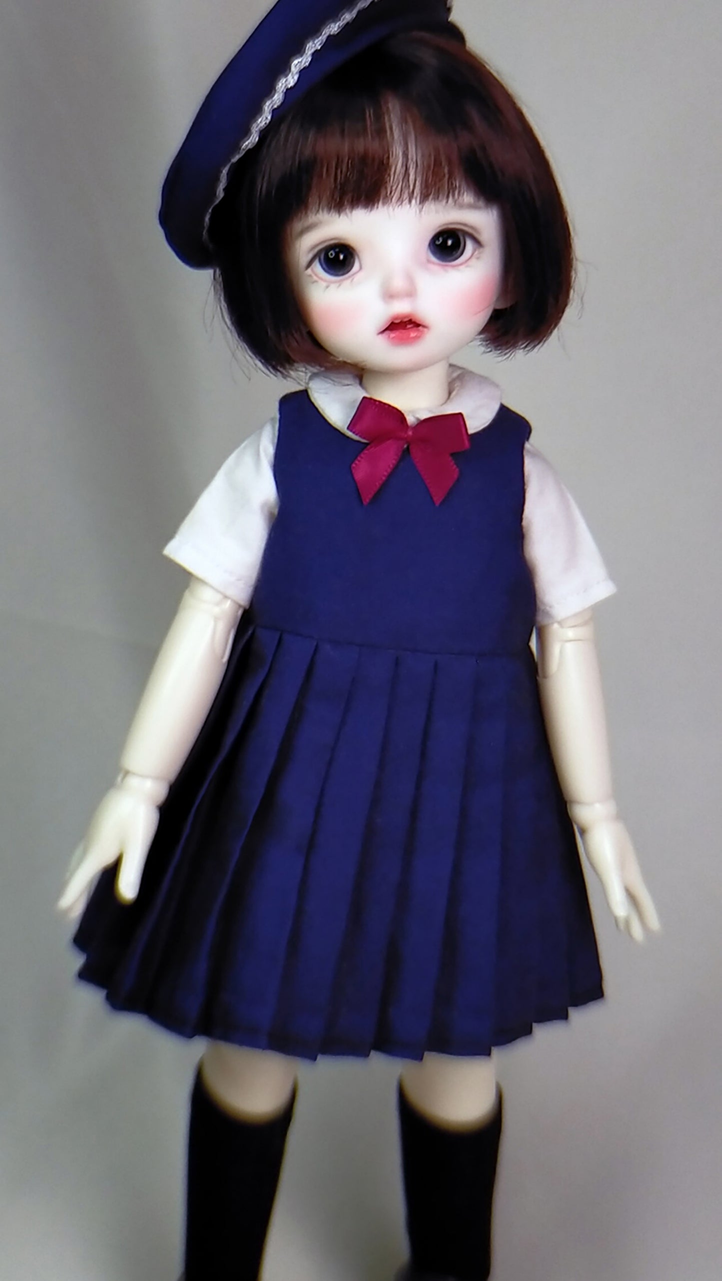 阿吉 BJD 1/6 YoSD BJD DOLL cloth Patterns- school day -Digital Download