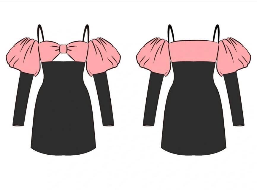 阿彩 Blythe Doll Dress Pattern - Spaghetti Strap Dressinclue 5mm seam allowance
