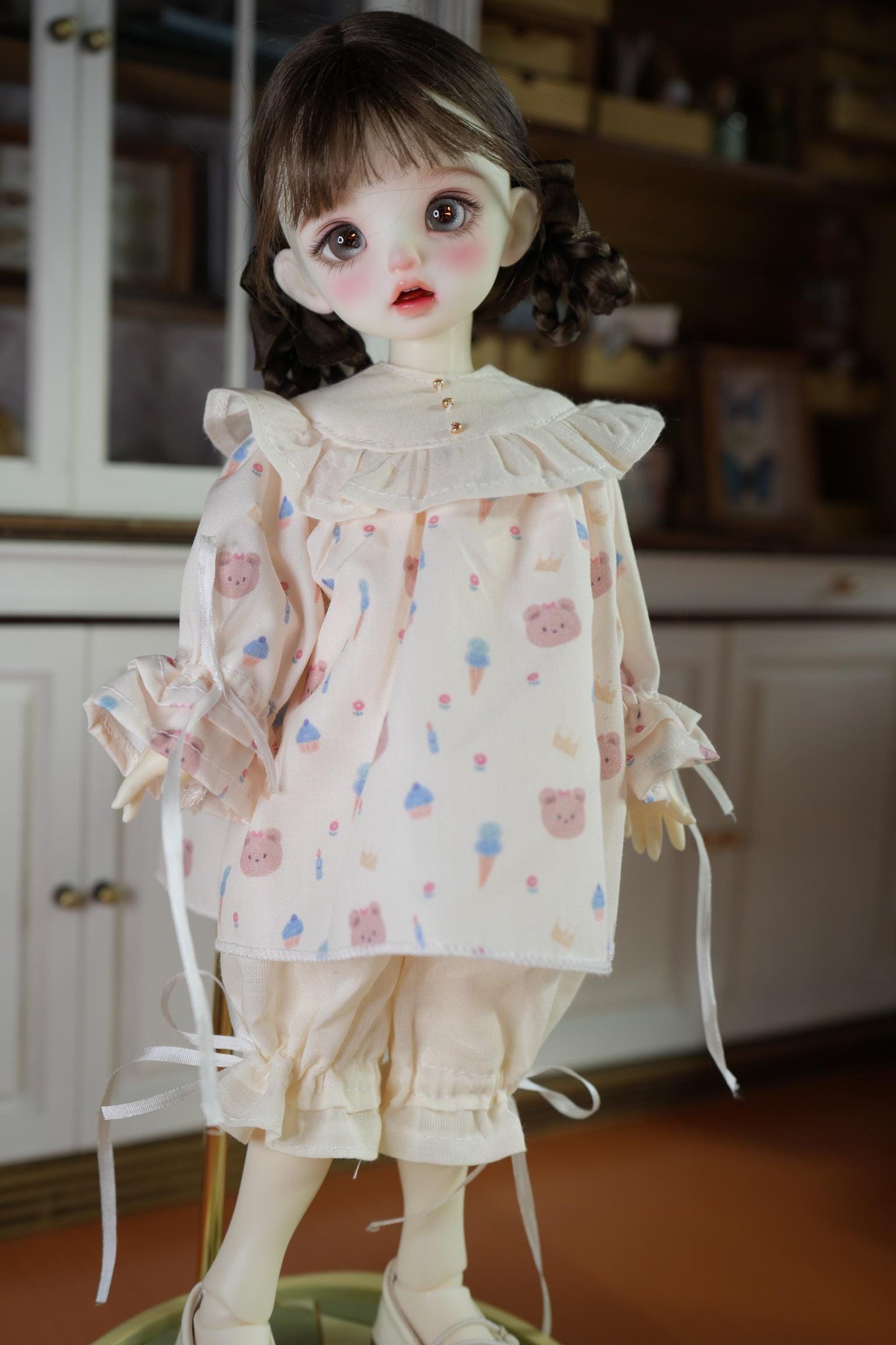 1/6 BJD YOSD clothes vintage doll style