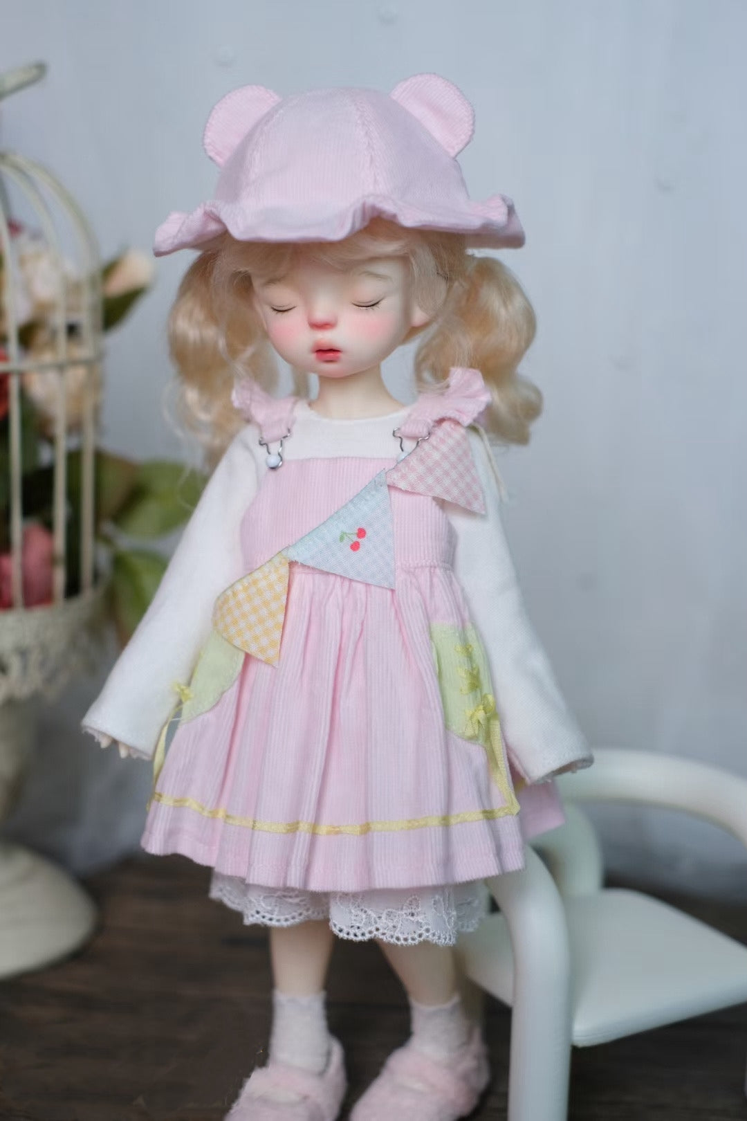 果果 1/6 BJD Doll Dress Pattern - Creamy Bear