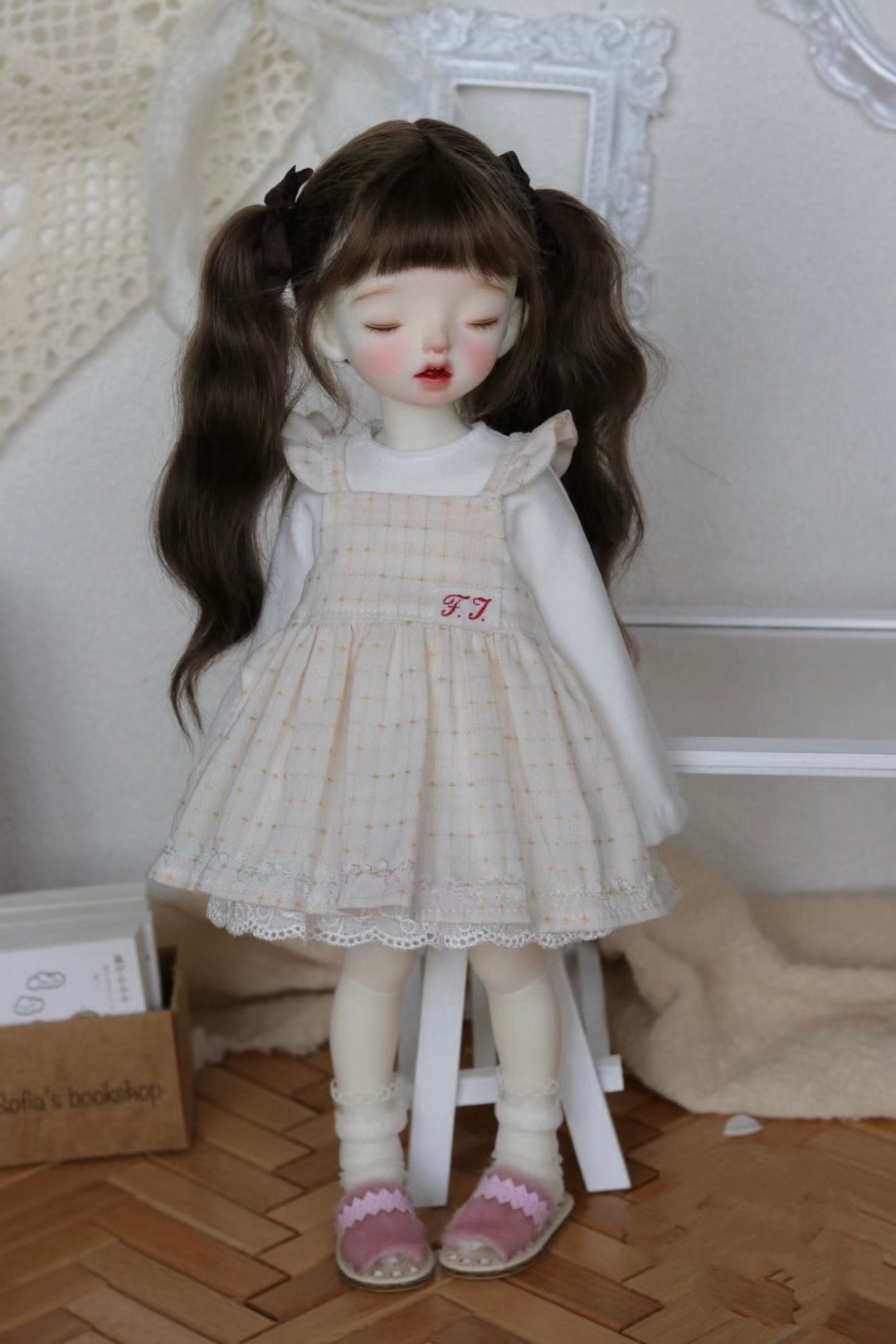 果果 1/6 BJD Doll Dress Pattern - Creamy Bear