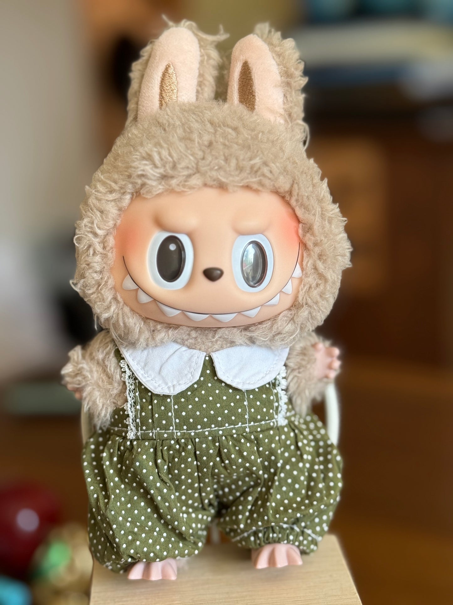 LABUBU Clothes Ready-to-Wear Outfit – Jump Suit (Fits 15.5–17cm Dolls)