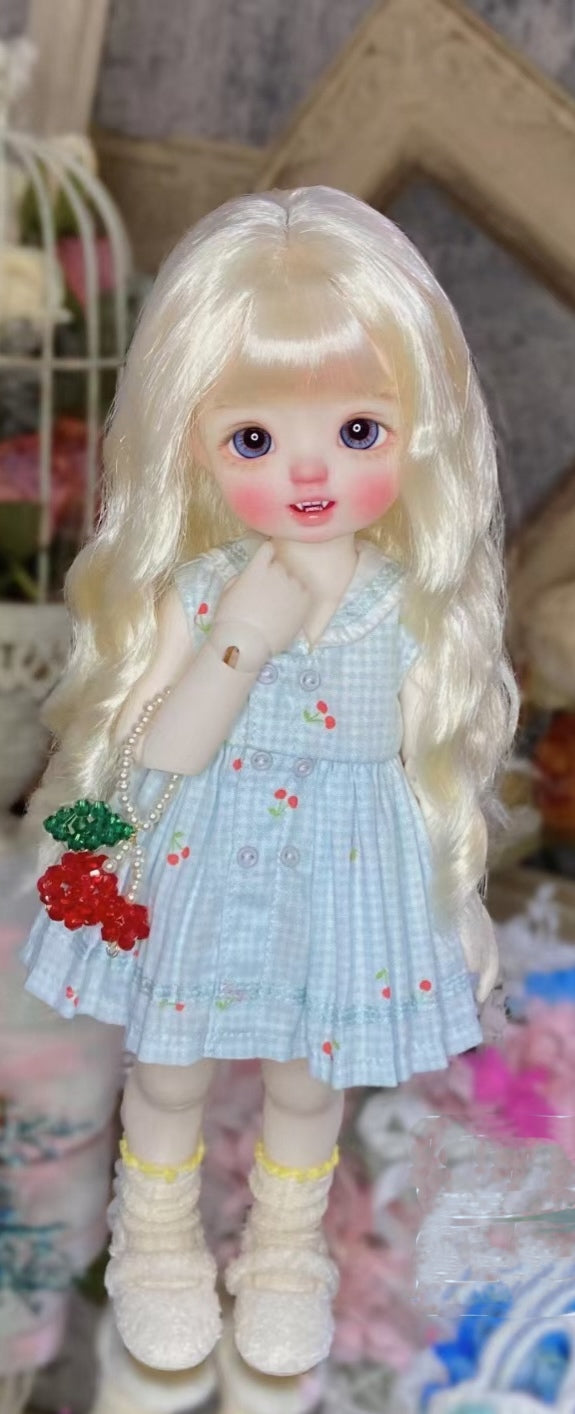 果果 1/6 BJD Doll Dress Pattern - Sailor Collar dress and jumpsuit - no seam allowance