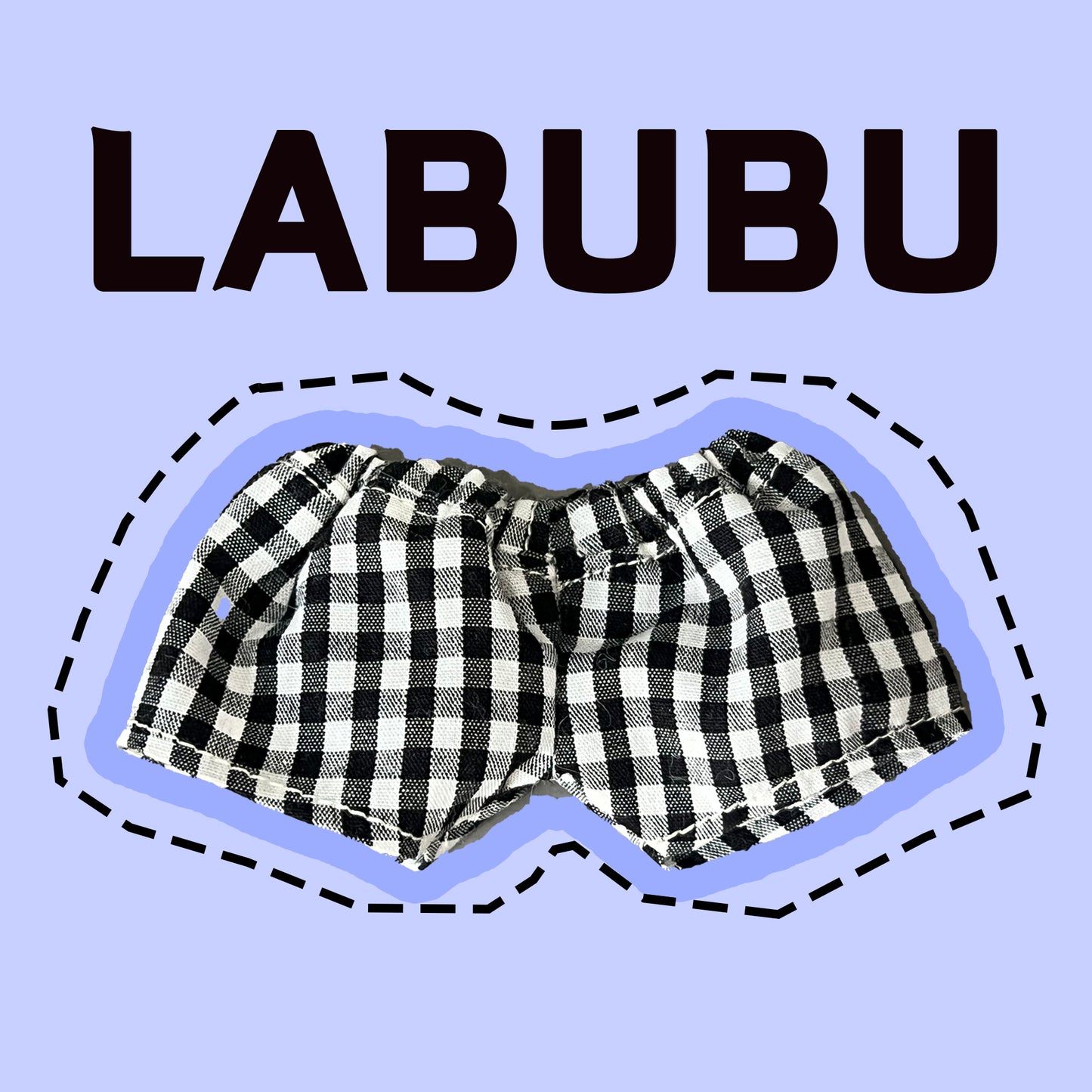 ¡Lea antes de comprar! Patrón de ropa para muñeca LABUBU Macaron: Patrón en inglés, sin margen de costura, videotutorial, sin reembolso.