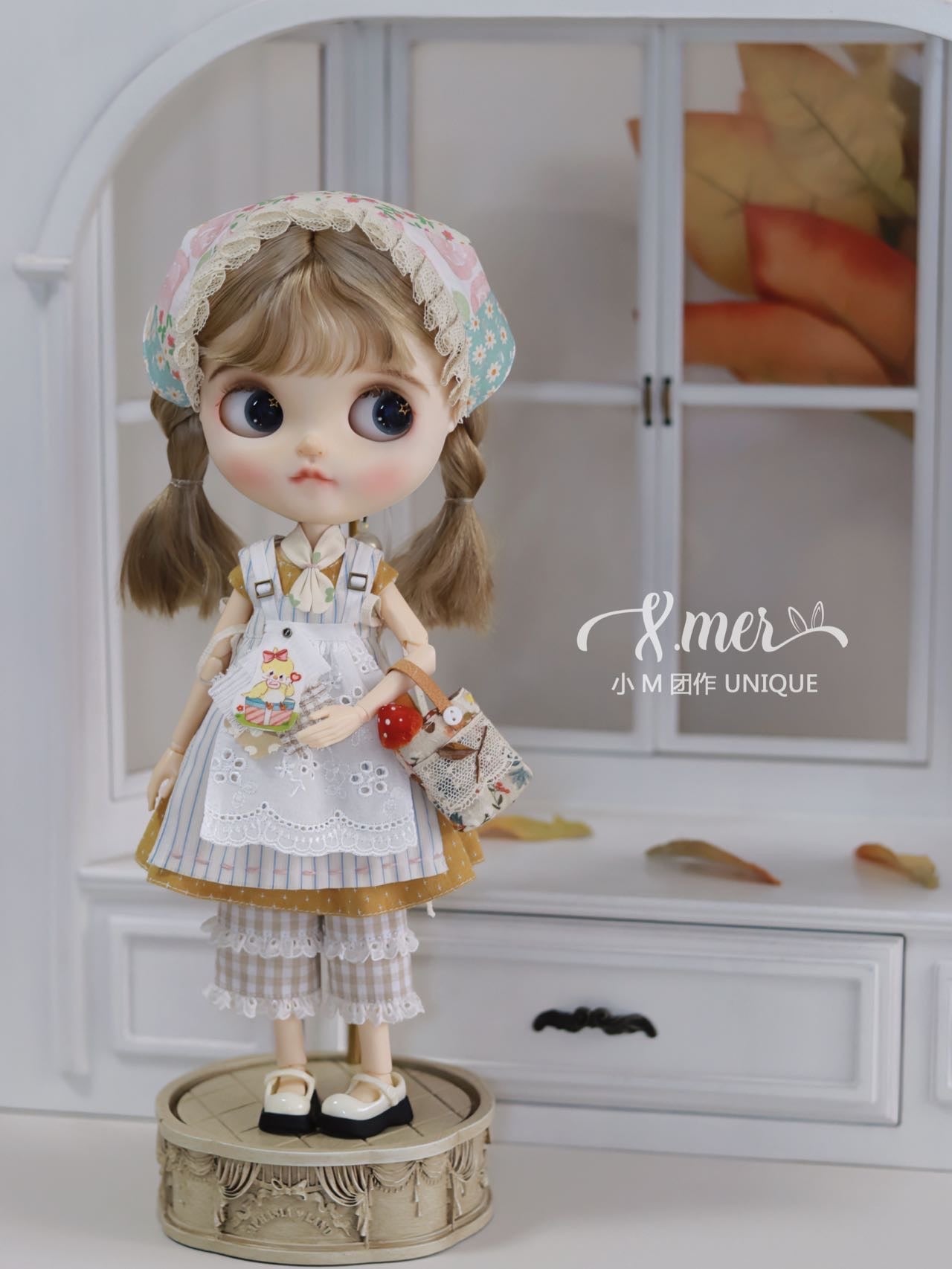 小Mer Blythe Doll Clothes Patterns - Miss Diary-no seam allowance included