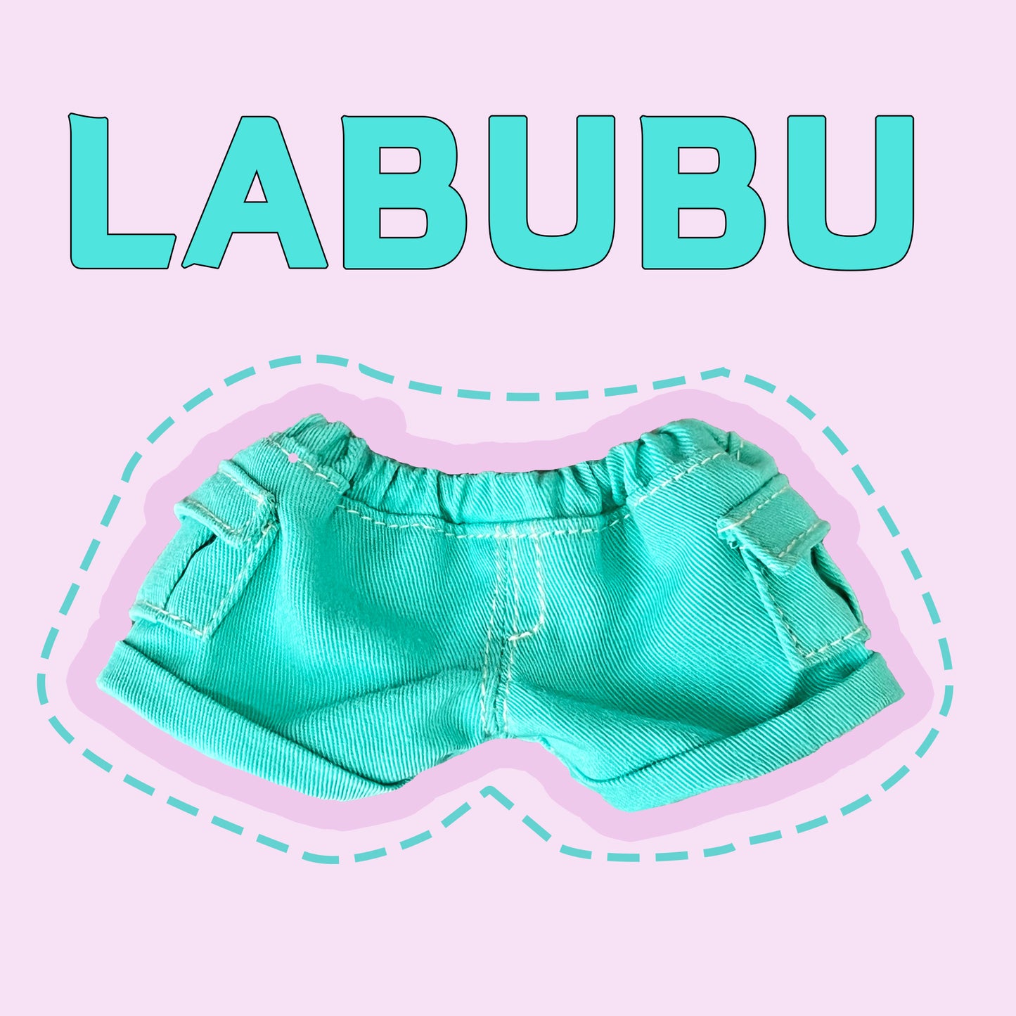 ¡Lea antes de comprar! Patrón de ropa para muñeca LABUBU Macaron: Patrón en inglés, sin margen de costura, videotutorial, sin reembolso.
