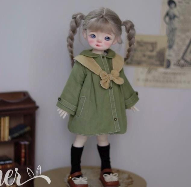 小Mer BJD 1/6 BJD DOLL Patterns Boba milk cap-no seam allowance included