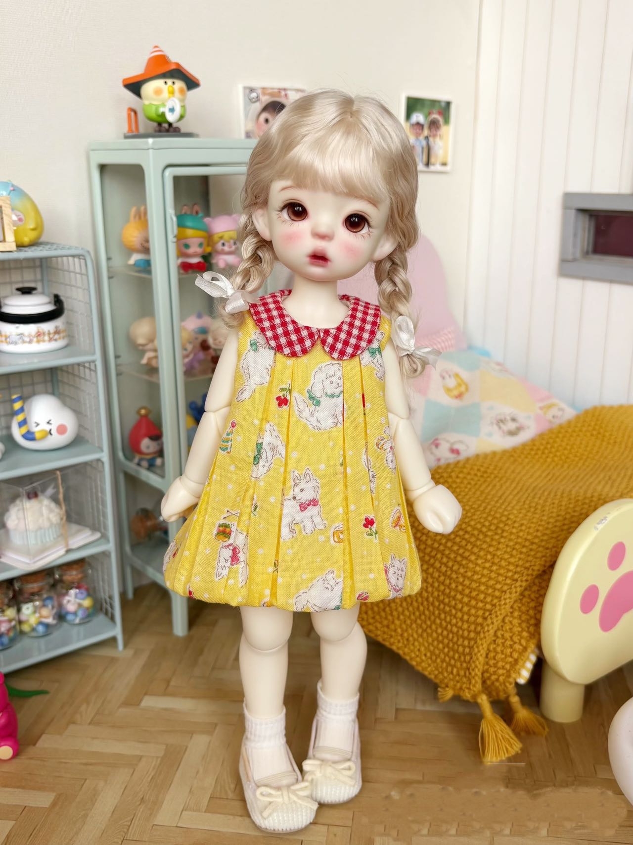 果果 1/6 BJD Doll Dress Pattern - Flower Bubble- seam allowance include