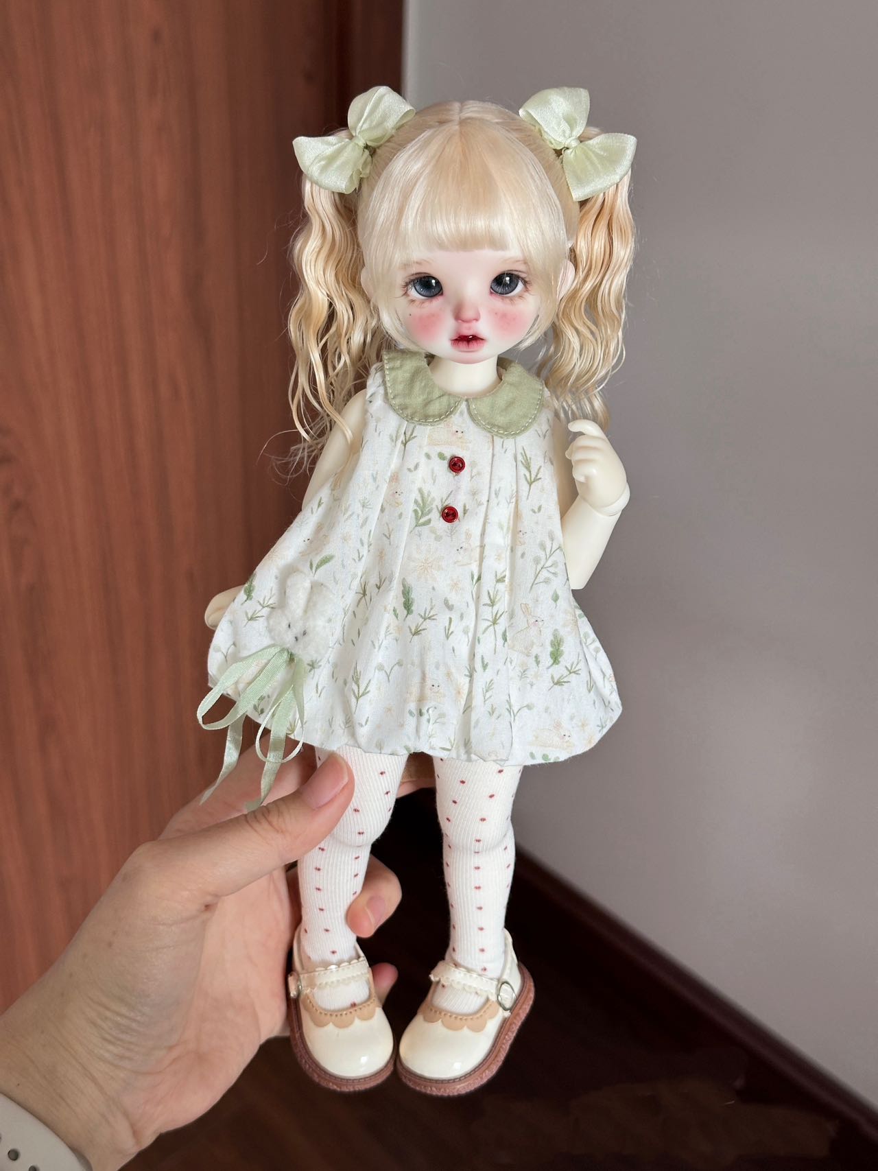 果果 1/6 BJD Doll Dress Pattern - Flower Bubble- seam allowance include