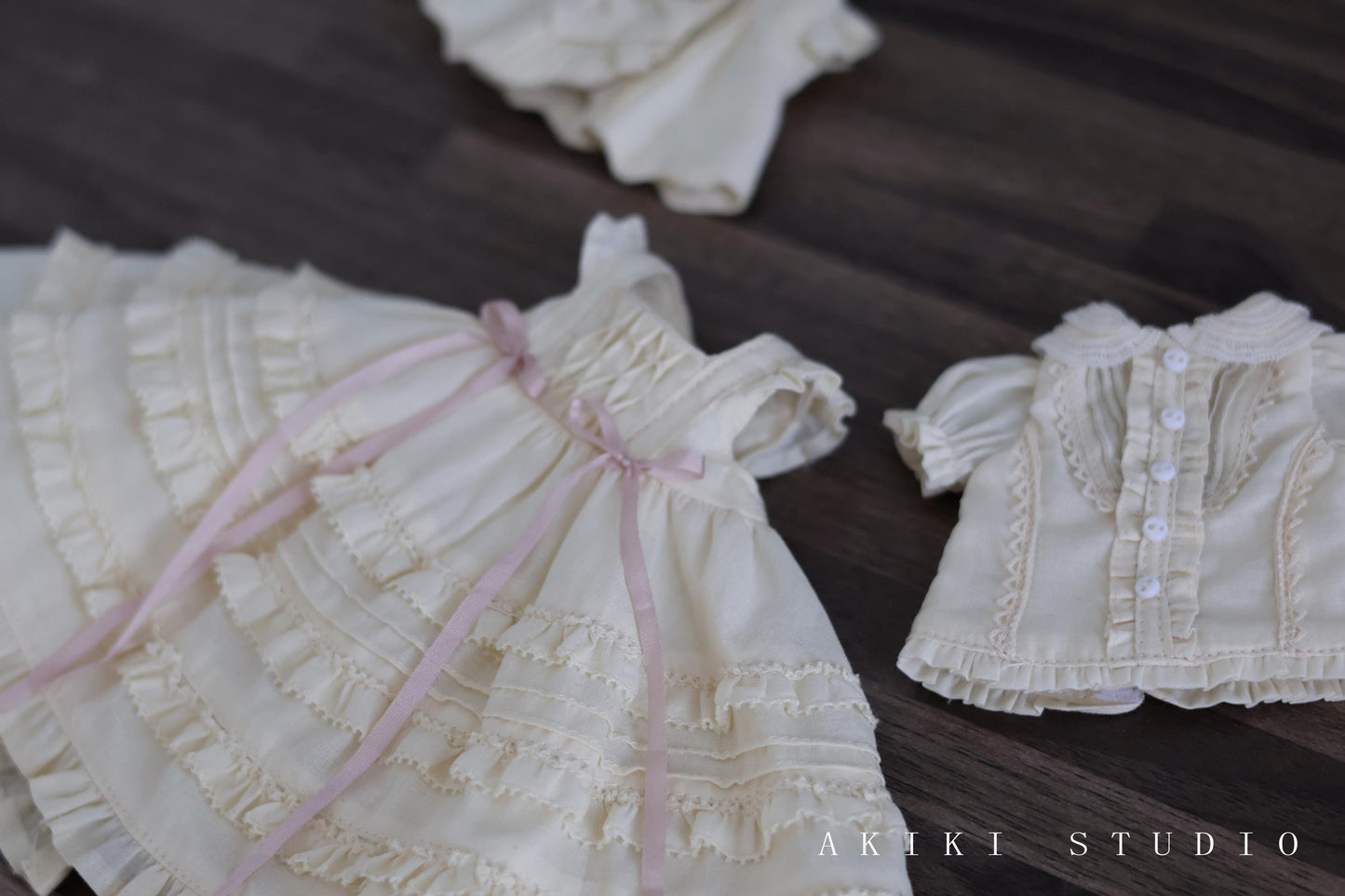 阿吉 BJD 1/6 YoSD BJD DOLL cloth Patterns Puff bear -Digital Download