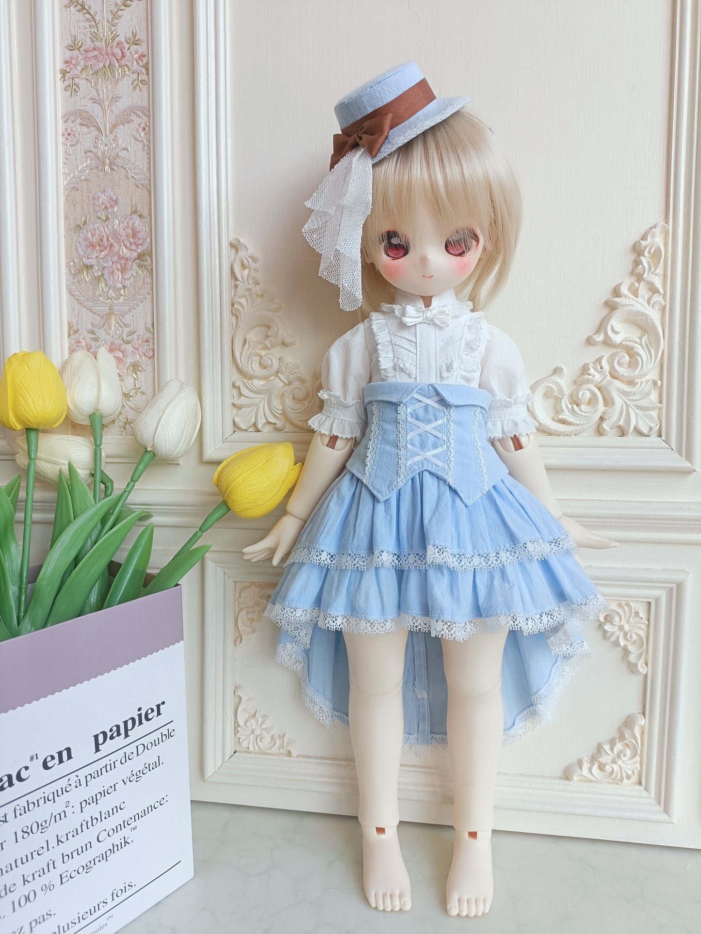 阿彩 1/4 KUMAKO BJD Doll Dress Pattern - Magician-include 5mm seam allowance