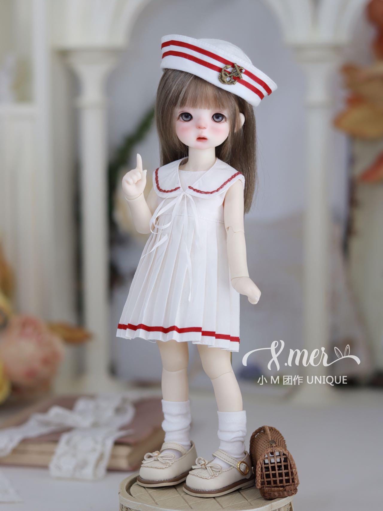 小Mer BJD 1/6 BJD DOLL Patterns -Kitty Run Run-no seam allowance included