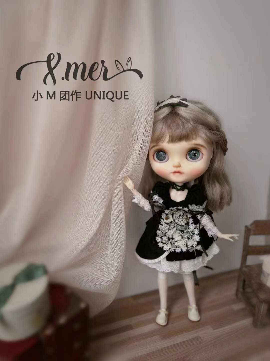 小Mer Blythe OB24 DOLL Patterns Vacation-no seam allowance included