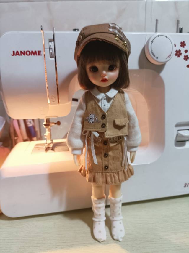 Patrón de vestido para muñeca Blythe - Rosa noche (incluye margen de costura de 5 mm)