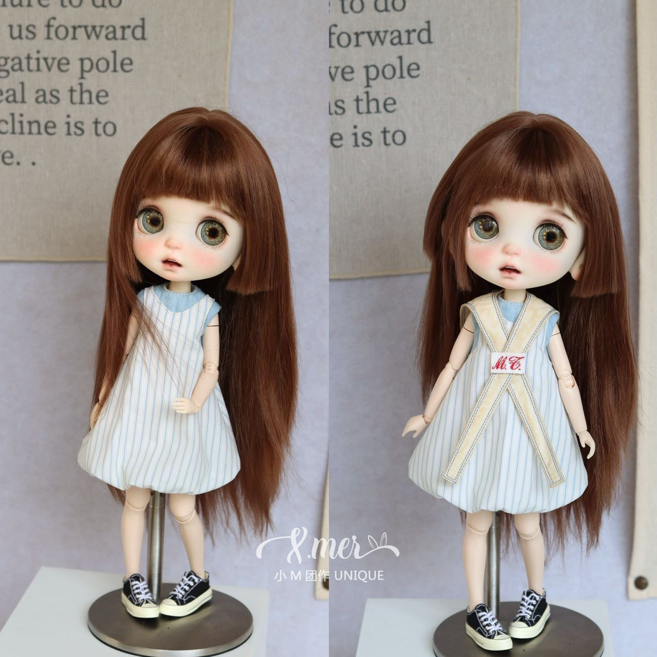 Patrones de ropa para muñecas Blythe - Pequeña enfermera (sin margen de costura incluido)