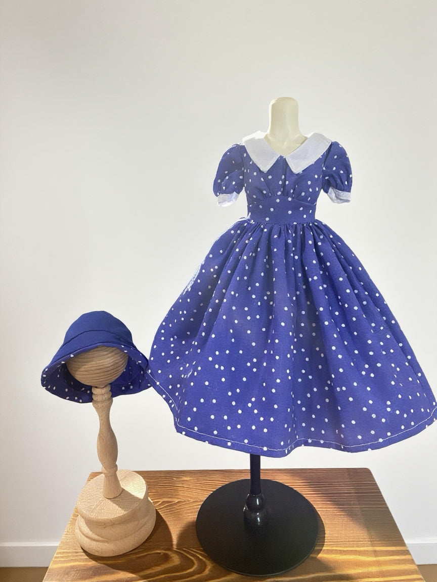 阿彩 Blythe Doll Dress Pattern - French60s-include 5mm seam allowance