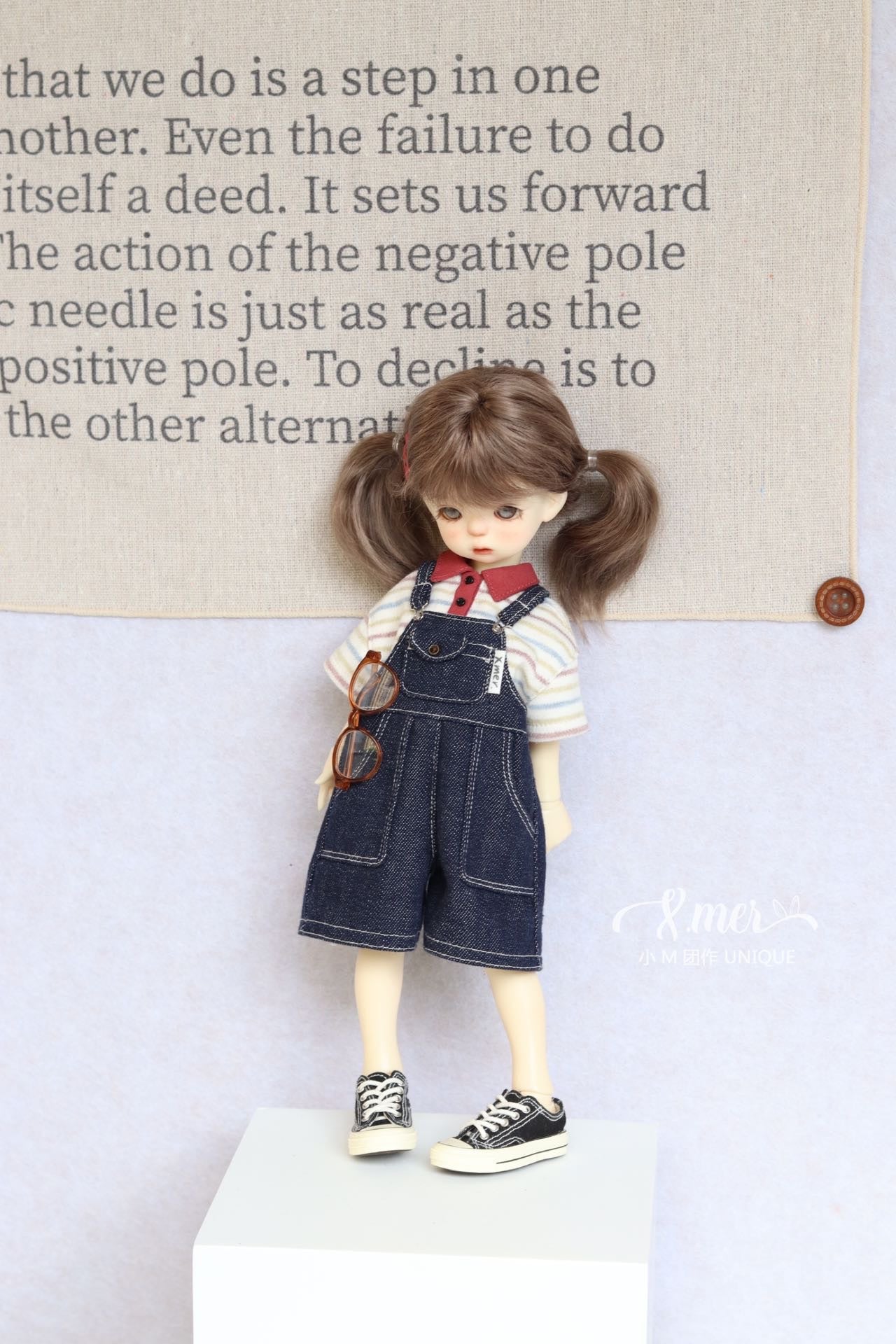 小Mer BlytheOB24 Doll Clothes Patterns - Lavender Wink-no seam allowance included