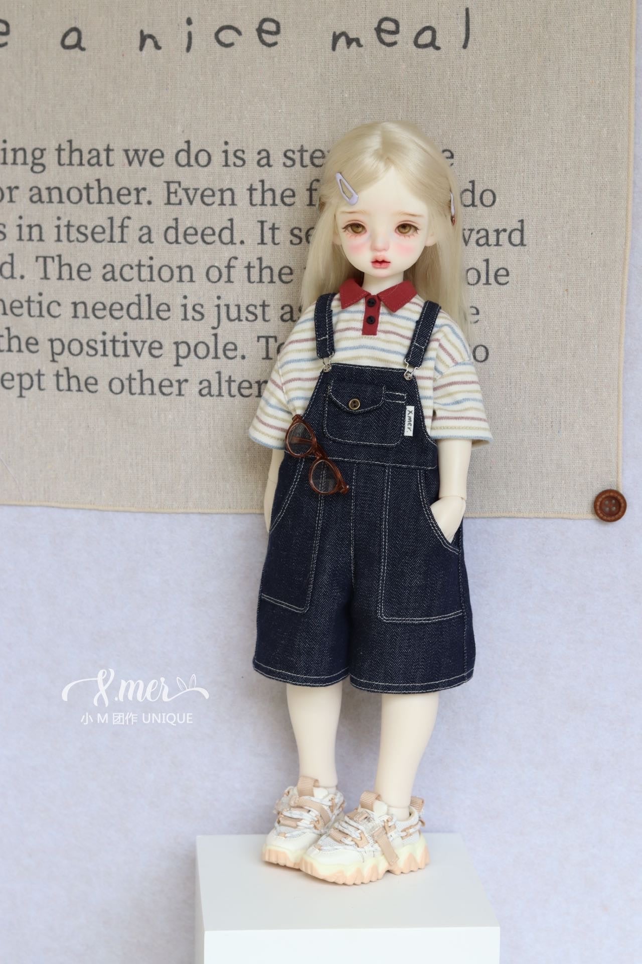 小Mer BlytheOB24 Doll Clothes Patterns - Lavender Wink-no seam allowance included