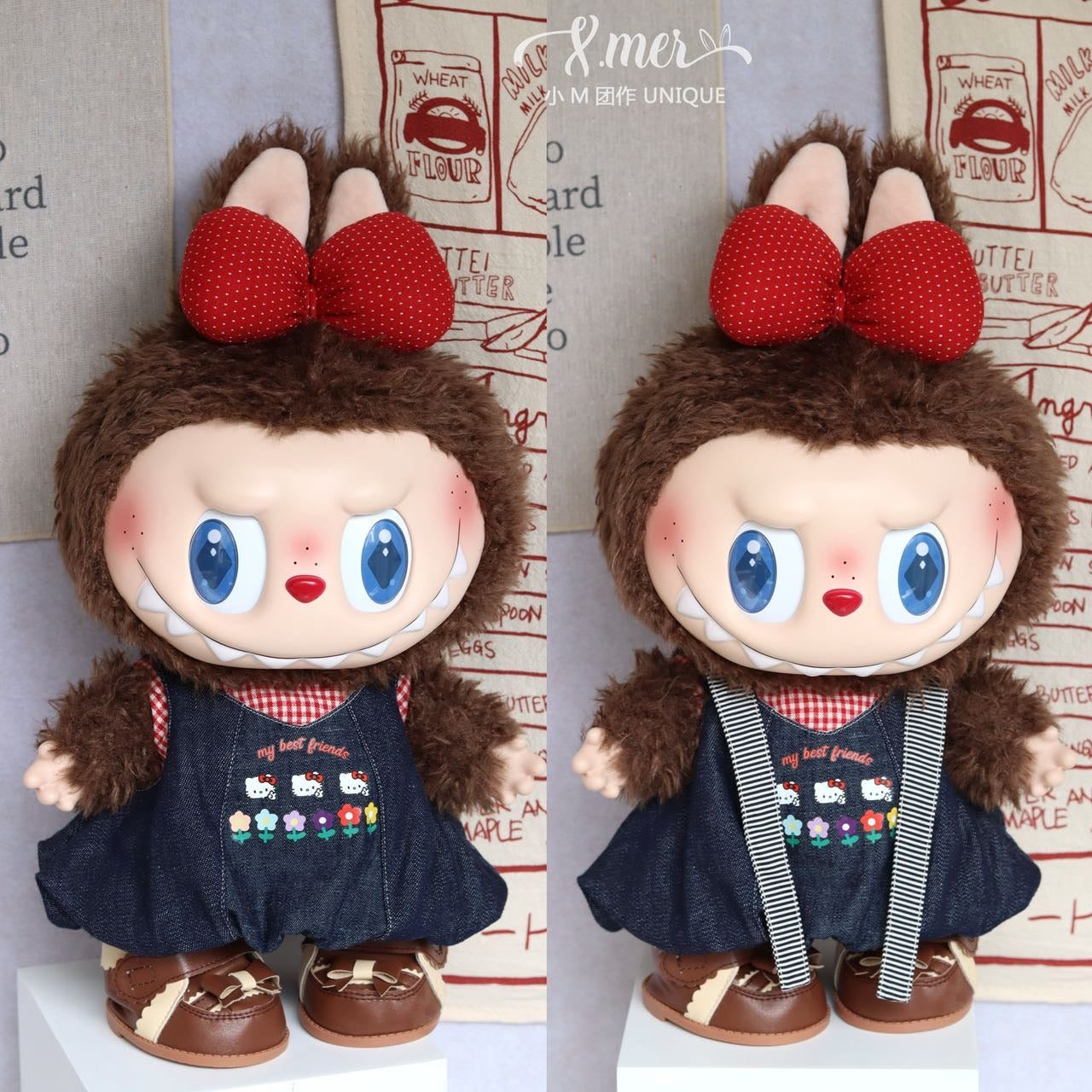 LABUBU Doll clothes pattern - Eggroll bubble skirt - PDF Tutorial | Fits 38CM