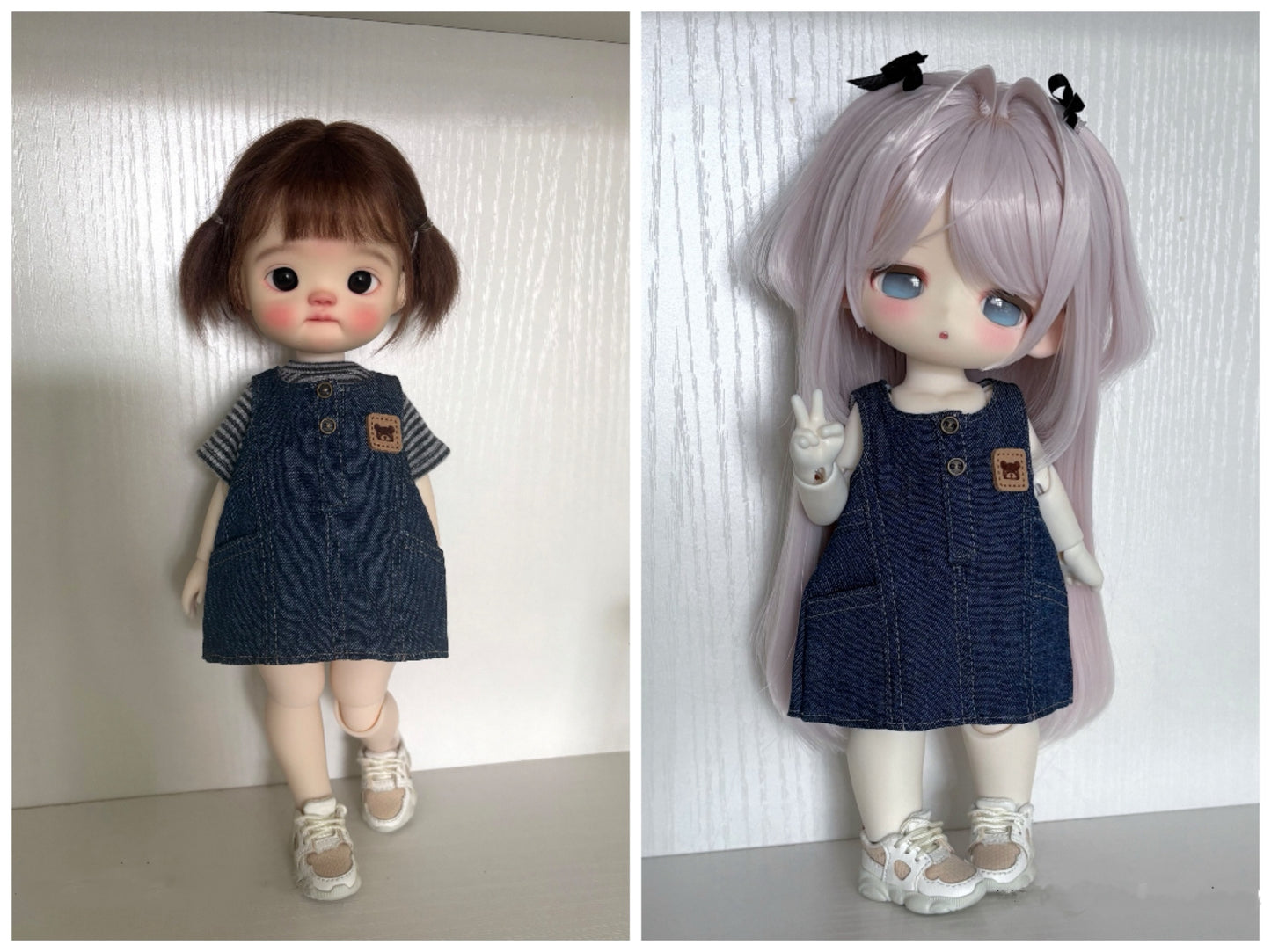 Patrón de vestido para muñeca BJD escala 1/6 - 25NO.5 con bolsa trasera - sin margen de costura