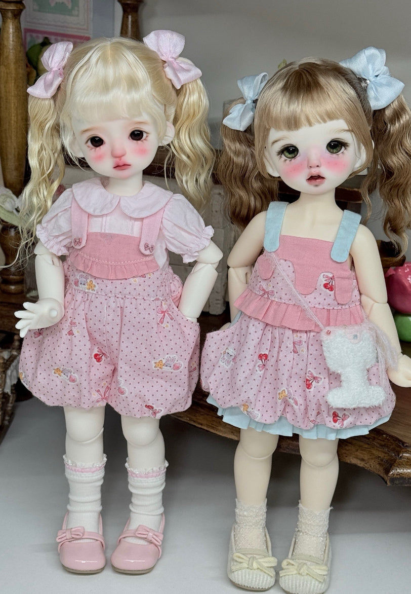 Patrón de vestido para muñeca BJD escala 1/6 - 25NO.5 con bolsa trasera - sin margen de costura