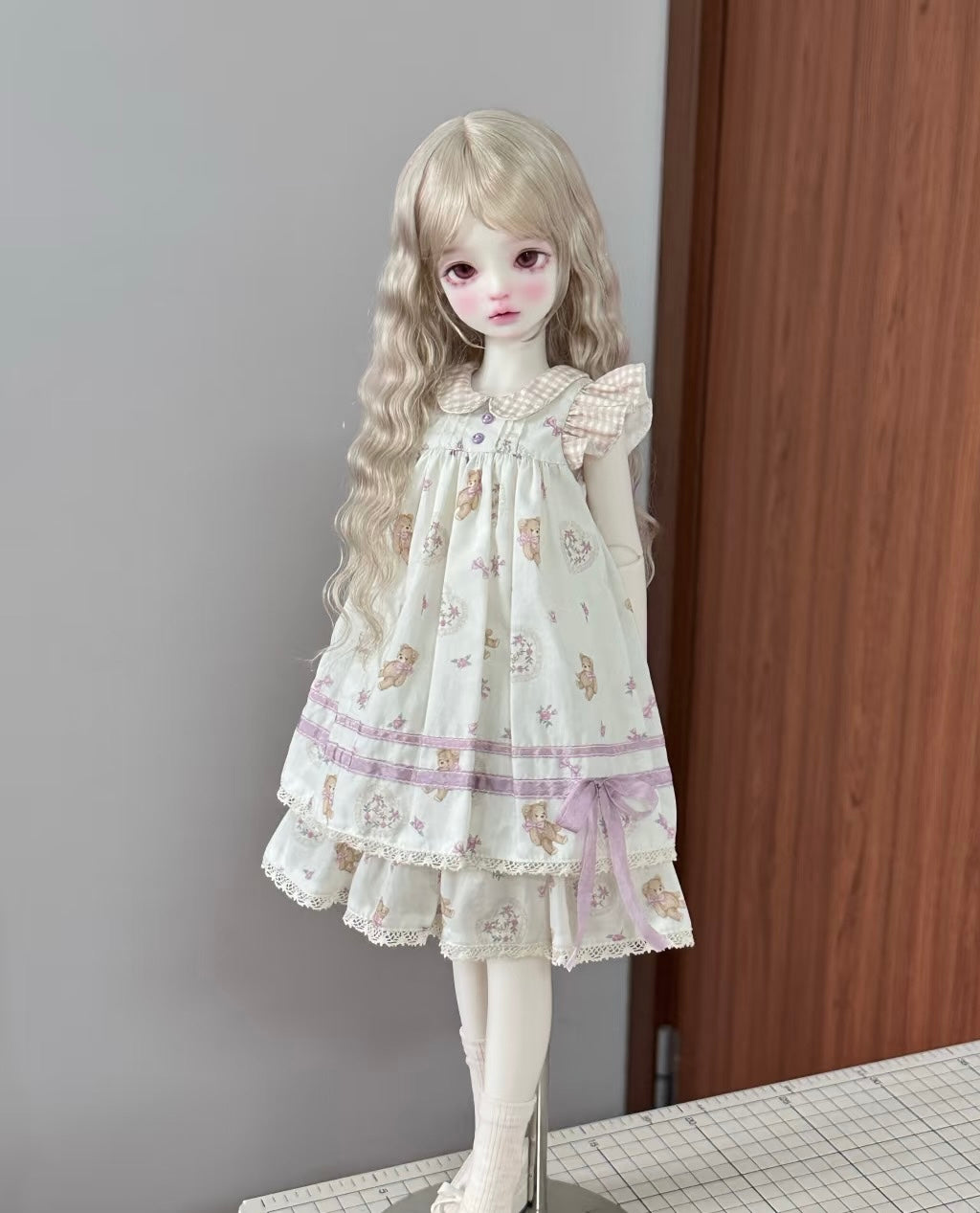 Patrón de vestido para muñeca BJD 果果 1/6 - Spring Garden - con margen de costura