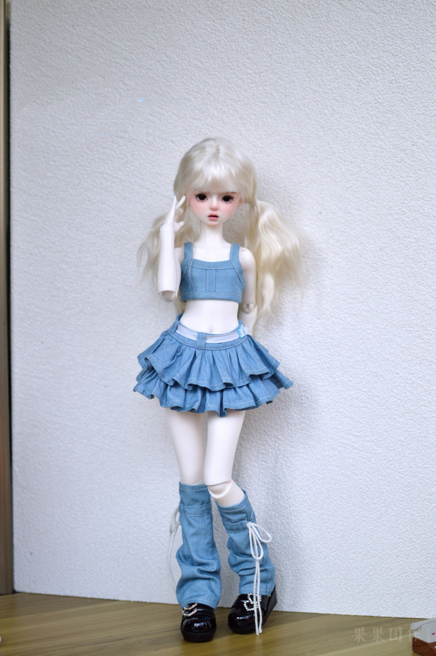 果果 1/4 BJD Doll Dress Pattern-Coat and skirt set- with seam allowance