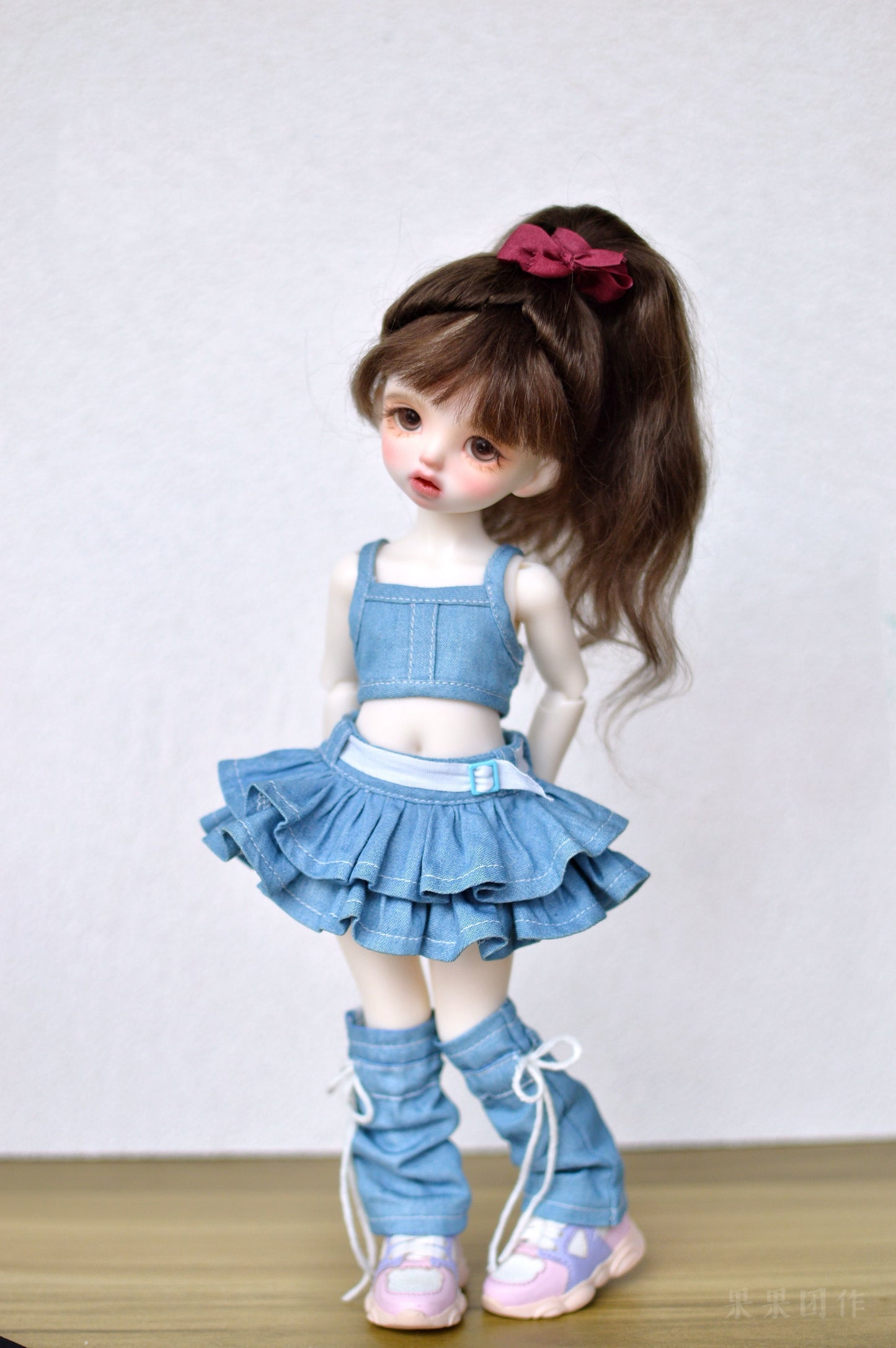 果果 1/6 BJD Doll Dress Pattern - Coat and skirt set- with seam allowance