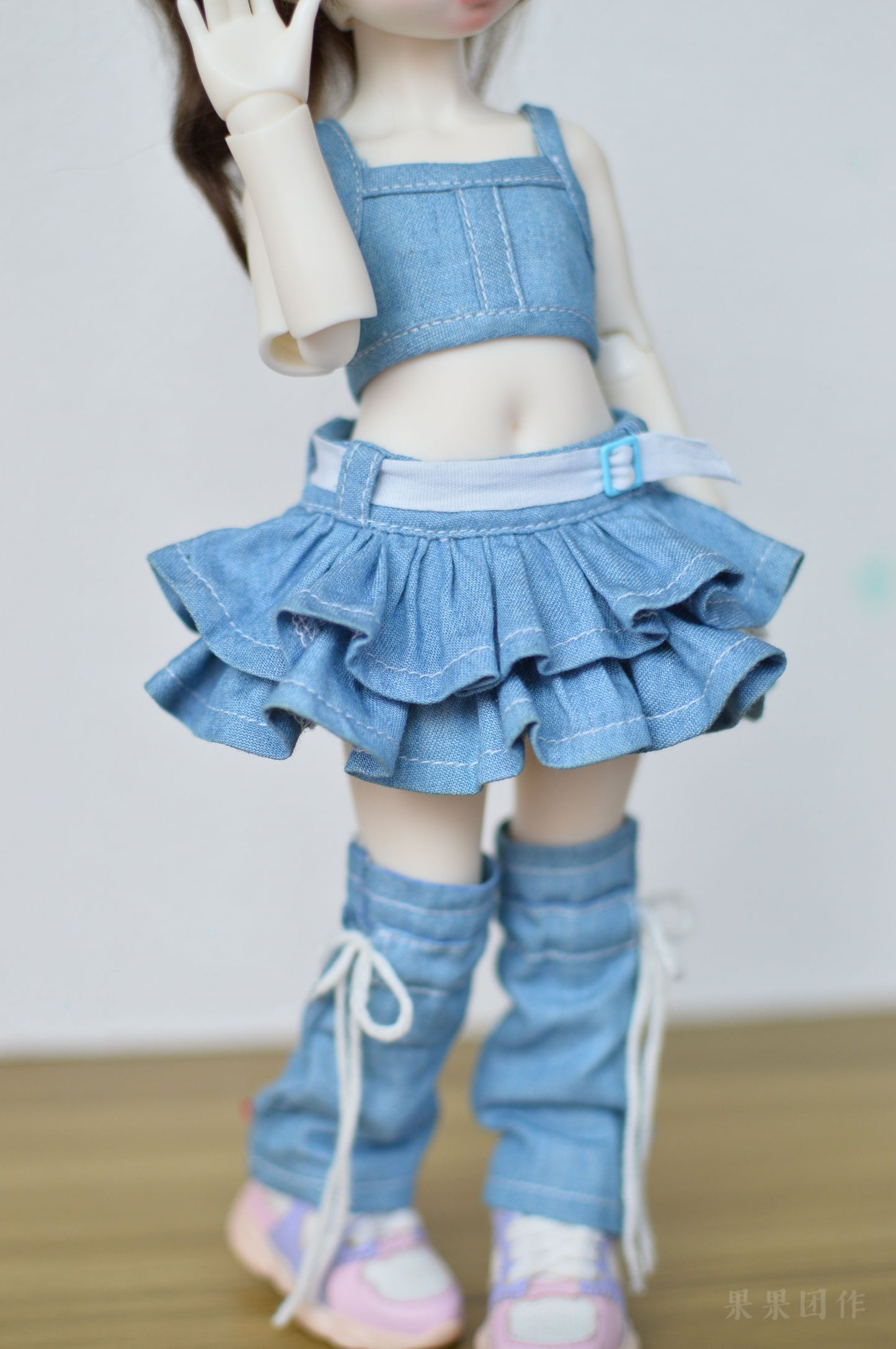 果果 1/4 BJD Doll Dress Pattern-Coat and skirt set- with seam allowance