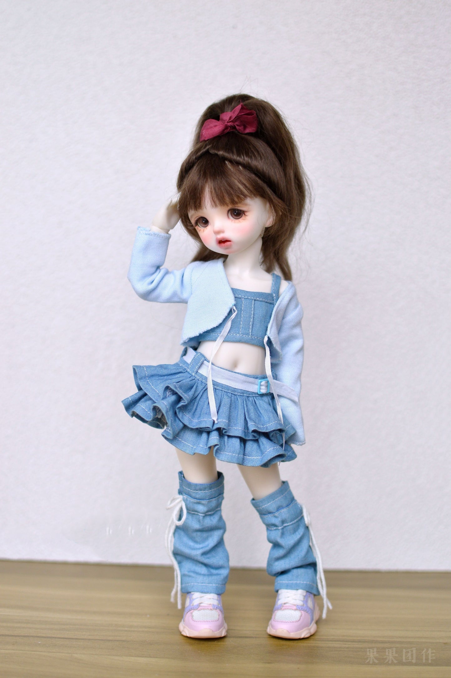 果果 1/4 BJD Doll Dress Pattern-Coat and skirt set- with seam allowance