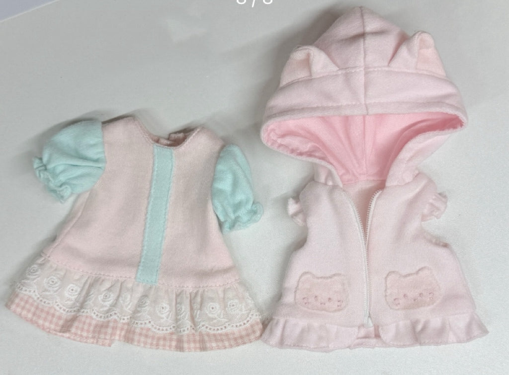 果果 1/6 BJD Doll Dress Pattern - Dress and coat set- seam allowance include