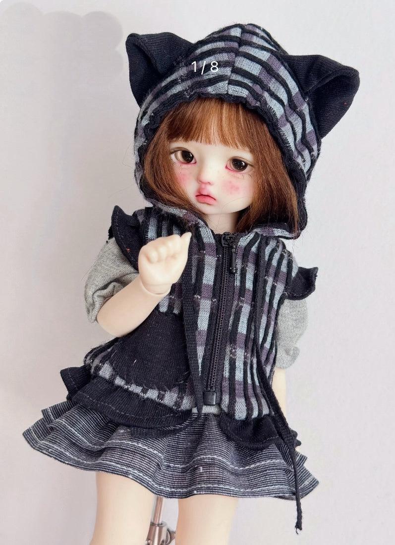 果果 1/6 BJD Doll Dress Pattern - Dress and coat set- seam allowance include
