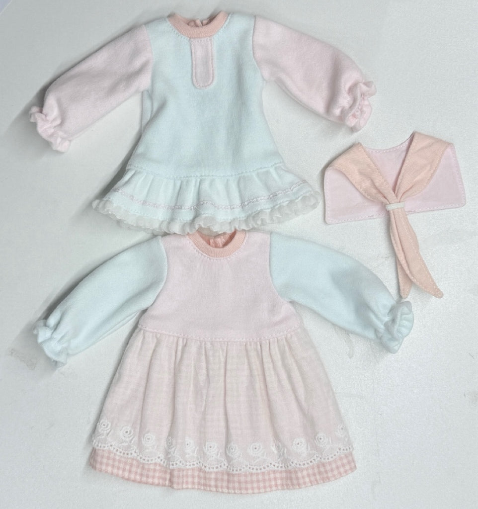 果果 1/6 BJD Doll Dress Pattern - Dress and fake collar set- seam allowance include