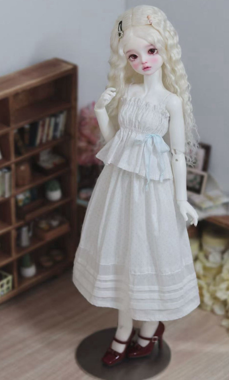 果果 1/4 BJD Doll Dress Pattern -strap top and dress set