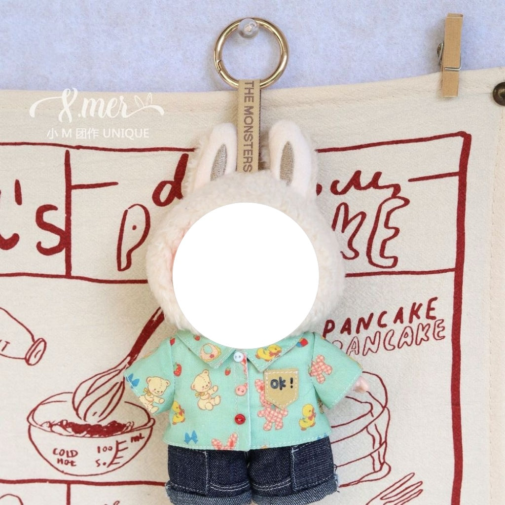 Fantasy Monster Doll Clothes Pattern – Shirt & Pants Outfit – PDF + Video Tutorial | Fits 15.5–17 cm (Macaron Style)