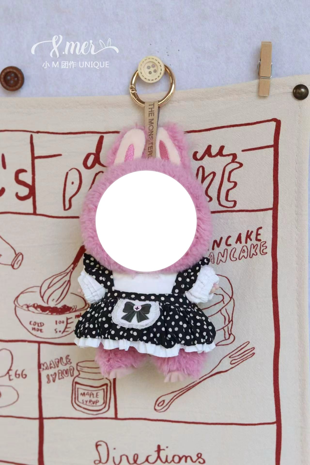 Fantasy Monster Doll 15.5–17cm Soft Outfit Pattern – PDF + Video Tutorial | Macaron Style