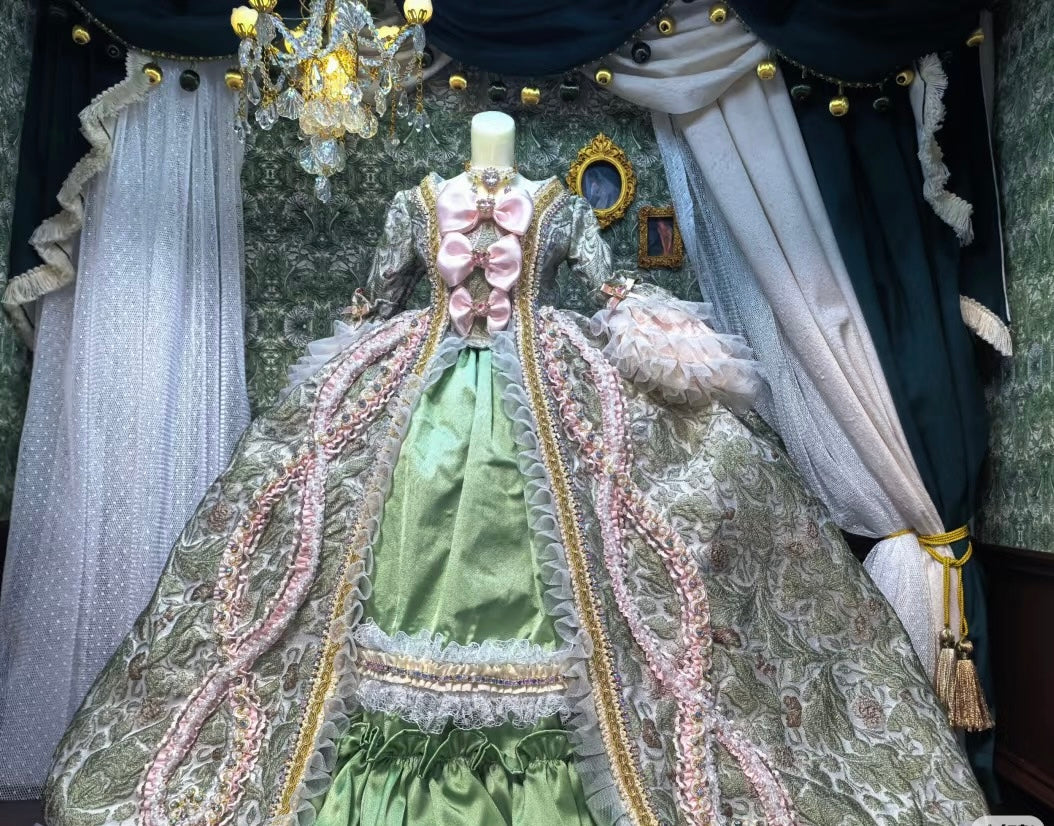 阿彩 1/6 BJD YOSD Doll Dress Pattern - Rococo-include 5mm seam allowance
