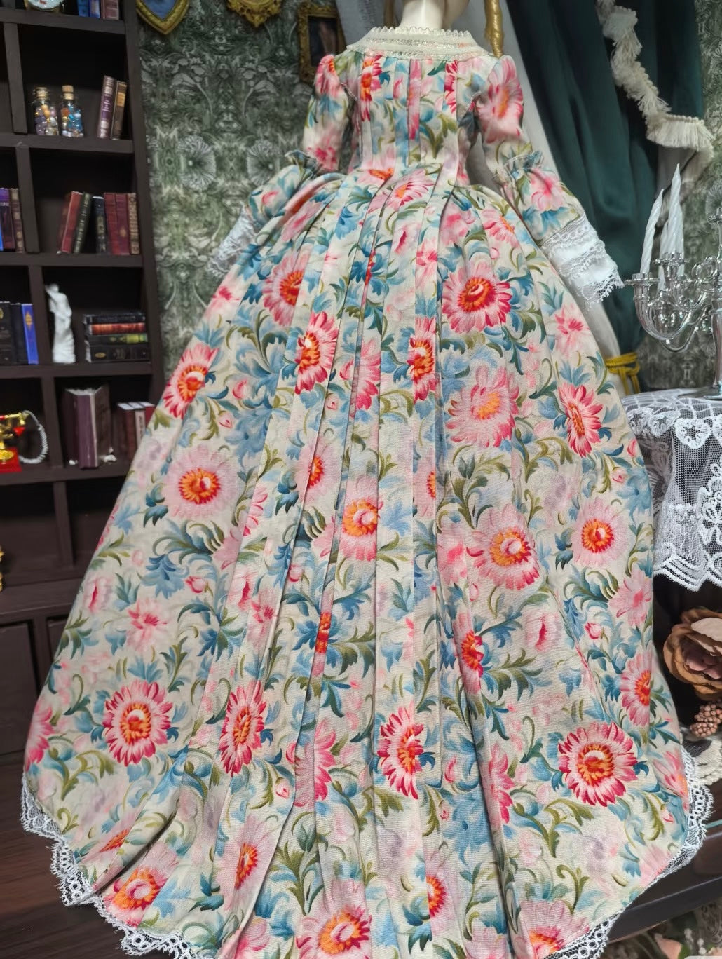 阿彩 1/6 BJD YOSD Doll Dress Pattern - Rococo-include 5mm seam allowance