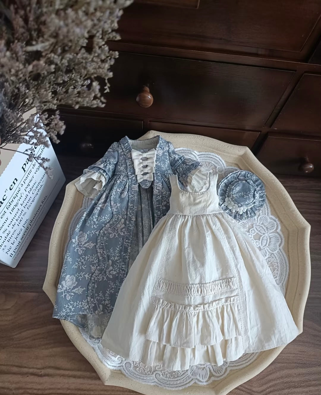 阿彩 1/6 BJD YOSD Doll Dress Pattern - Rococo-include 5mm seam allowance