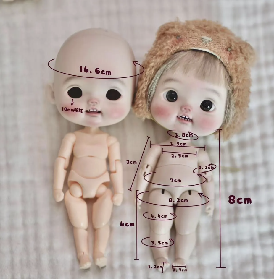 小Mer OB11 Doll Patterns Jacket Dress and base shirt set -Hazel--no seam allowance included