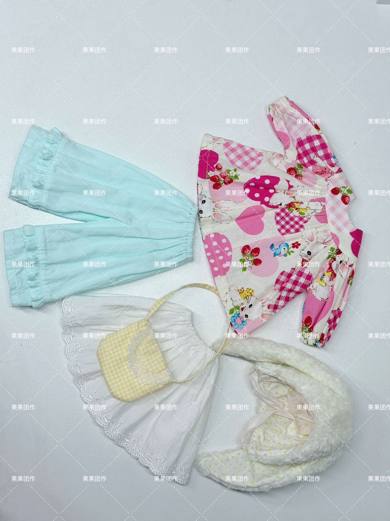 果果 1/6 BJD Doll Dress Pattern - Bunny- no seam allowance