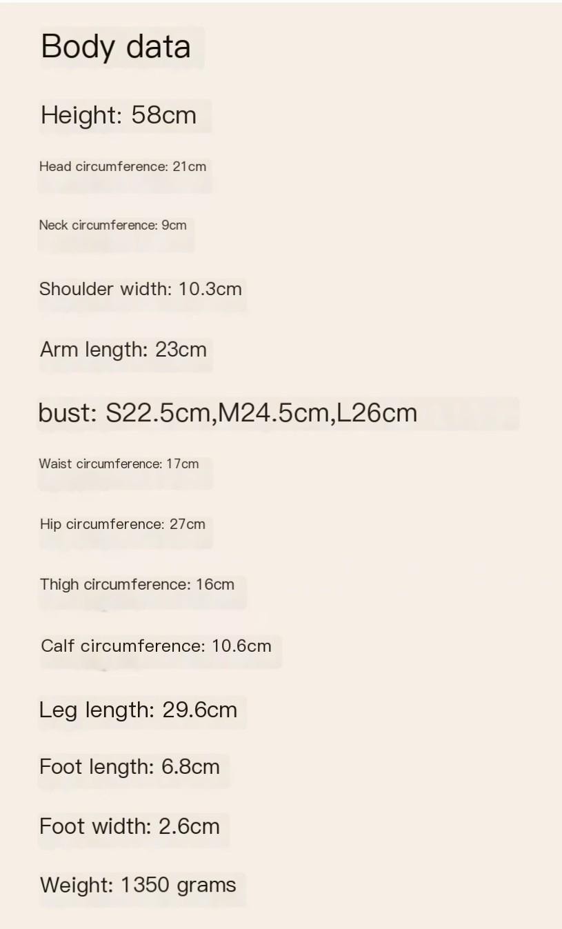 阿彩 1/3 BJD Doll Dress Pattern - Plaid cat- include 5mm seam allowance